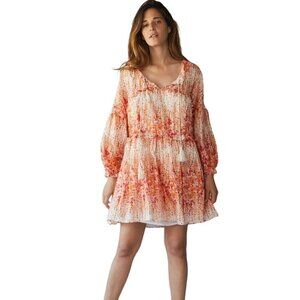 Christy Dawn The Adeline Dress Sunset Gladiola Sustainable Organic Cotton Size S